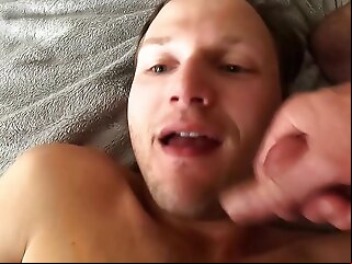 dads bareback horny spit roast 